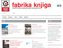 Tablet Screenshot of fabrikaknjiga.co.rs